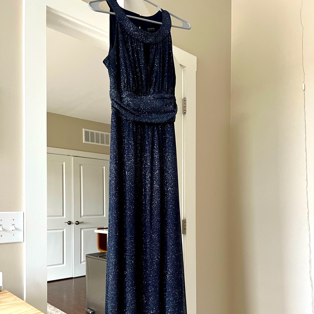 Navy maxi dress